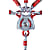 Camp JANUS PRO, Silver - Red
