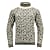 Devold SVALBARD WOOL HIGH NECK, Off White - Anthracite