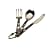 Nordisk TITANIUM 3-PART CUTLERY, Silver