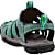 Keen W CLEARWATER CNX LEATHER, Mineral Blue - Yellow