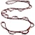 Black Diamond 12 MM DYNEX DAISY CHAIN 115 CM, Red