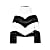 Goldbergh W COURAGE SKI JACKET, Black - White