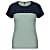 Scott W DEFINED MERINO S/SL TEE, Metal Blue - Fresh Green