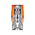 Petzl TIBLOC, Orange - Steel