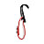 Petzl GOUTTE D'EAU, Schwarz