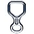 Petzl HUIT, Silber