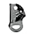 Petzl BASIC, Silber