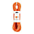 Petzl PASO GUIDE 7.7MM 70M, Orange