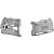 Petzl ULTRA MOUNT SYSTEM FOR CAVING HELMETS, Grau