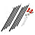 Vango ADJUSTABLE STEEL KING POLES, Black
