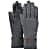 Barts W FINE KNITTED GLOVES, Dark Heather