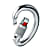 Petzl OMNI SCREW LOCK, Silber