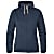Fjallraven W OVIK FLEECE HOODIE, Navy