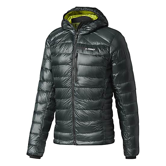 adidas M TERREX CLIMAHEAT AGRAVIC DOWN HOODED JACKET, Green Night - Free  Shipping starts at 60£ - www.exxpozed.eu