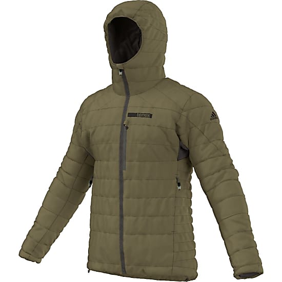 adidas terrex climaheat agravic down hooded jacket