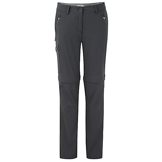 Craghoppers W NOSILIFE PRO CONVERTIBLE TROUSERS, Charcoal