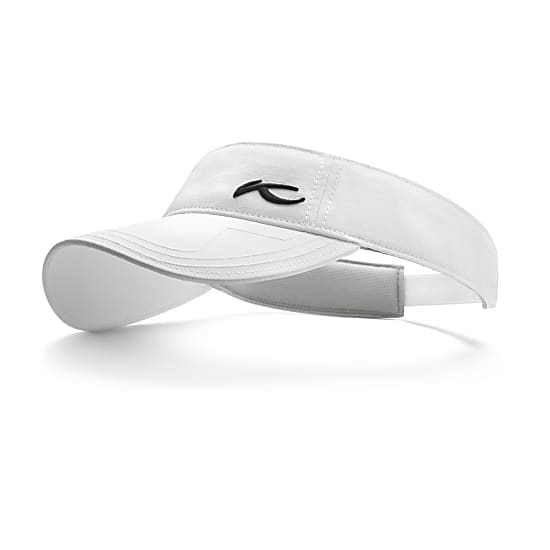 Ladies white sun visor