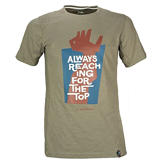 La Sportiva M REACHING THE TOP T-SHIRT, Taupe