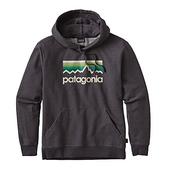 Patagonia M LINE LOGO MIDWEIGHT HOODY, Black