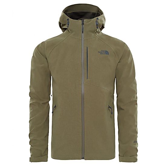 burnt olive green north face