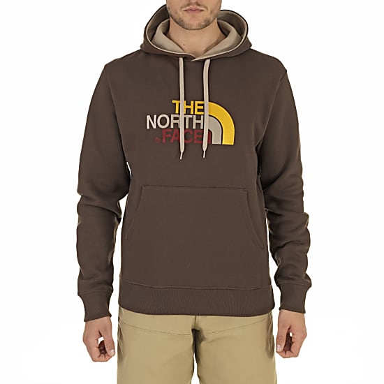 north face hoodie brown