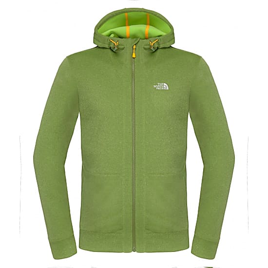 the north face mittellegi full zip hoodie green