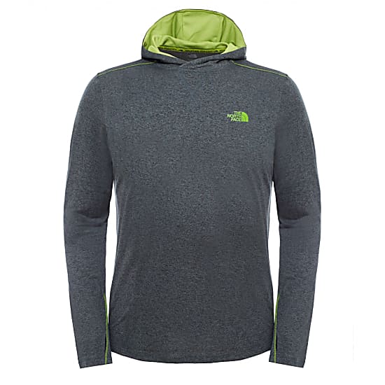 The North Face M REACTOR HOODIE, Spruce Green Heather - Macaw Green - Season 2016