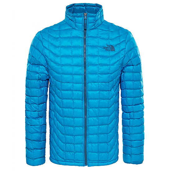 blue north face thermoball jacket