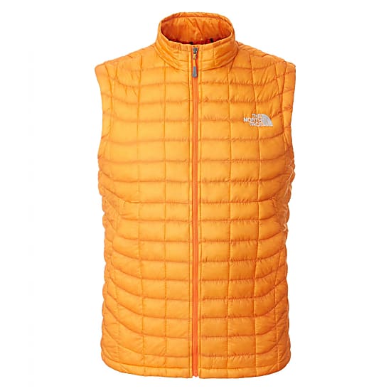north face orange vest