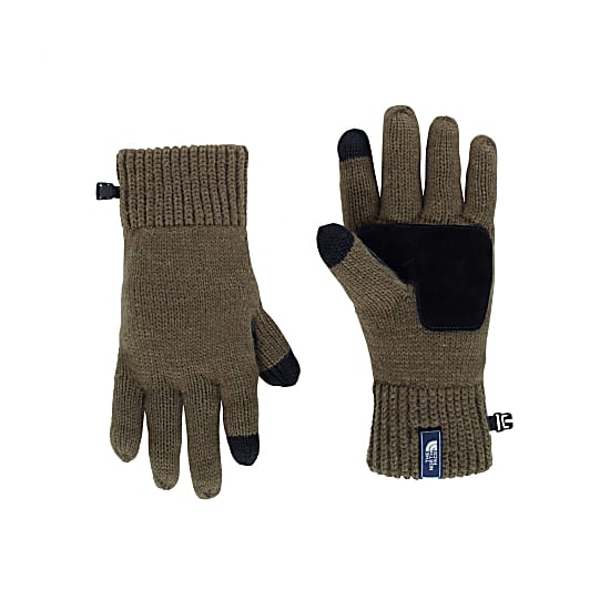 green north face gloves