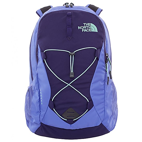 purple north face backpack