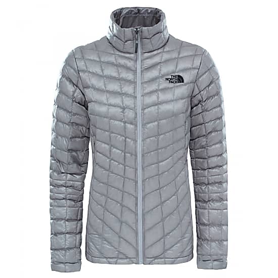 north face jacket silver
