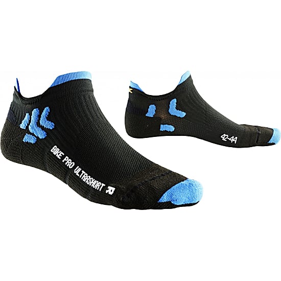 X-Socks M BIKING PRO ULTRASHORT, Black - French Blue