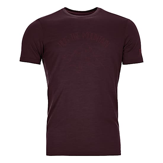 Ortovox M 150 Merino Cool Hug T Shirt Dark Wine Fast And Cheap Shipping Www Exxpozed Com