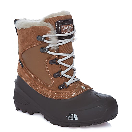The North Face YOUTH SHELLISTA EXTREME, Dachshund Brown - Moonlight Ivory