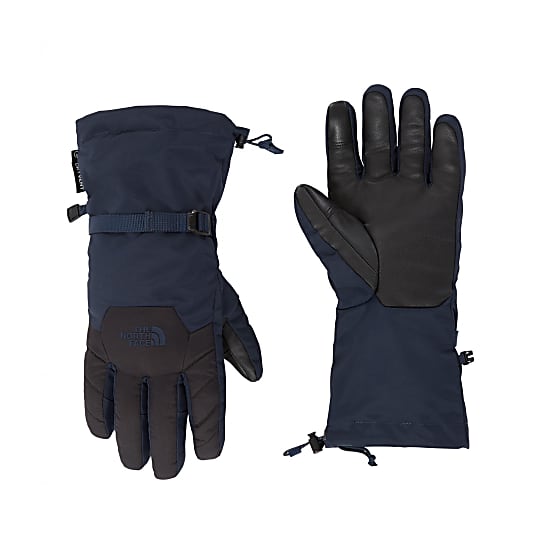 north face navy gloves