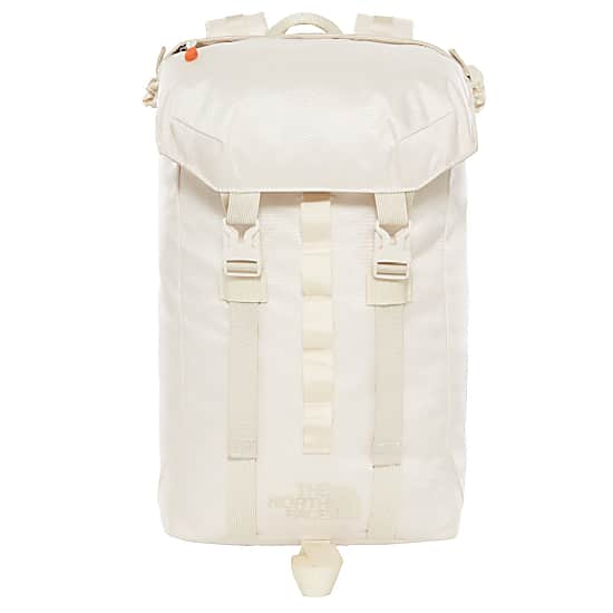north face vintage white backpack