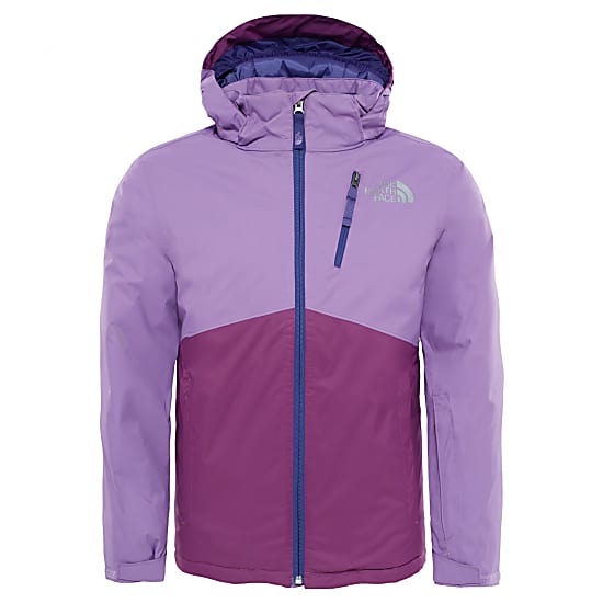 Sanders Nauwgezet Reactor The North Face YOUTH SNOWQUEST PLUS JACKET, Bellflower Purple - Fast and  cheap shipping - www.exxpozed.com