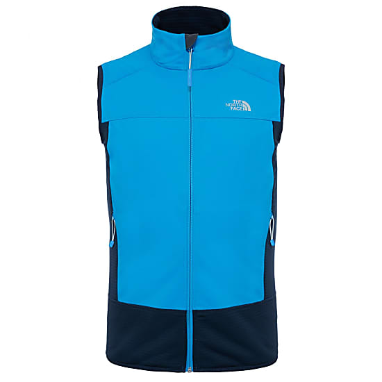 The North Face M HYBRID SOFTSHELL VEST, Blue Aster
