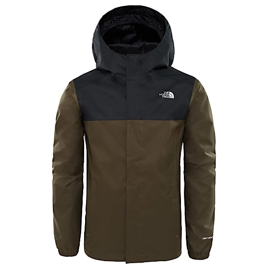 The North Face BOYS RESOLVE REFLECTIVE JACKET, New Taupe Green -  Versandkostenfrei ab 60€