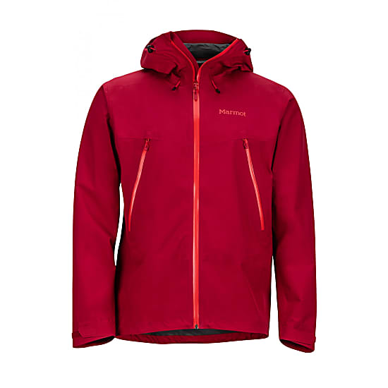 red edge to edge jacket