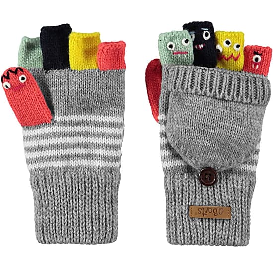 Barts KIDS PUPPET BUMGLOVES (STYLE WINTER 2018), Heather Grey
