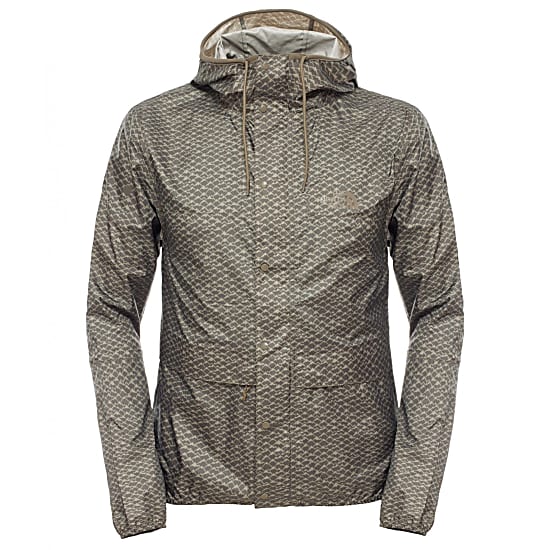 north face jacket mountain print
