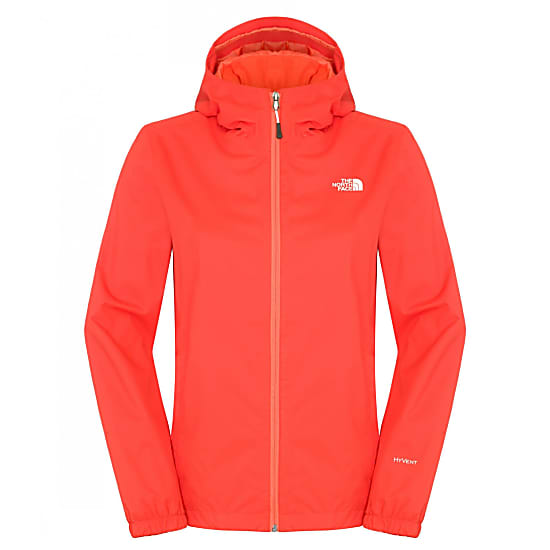 north face quest jacket red