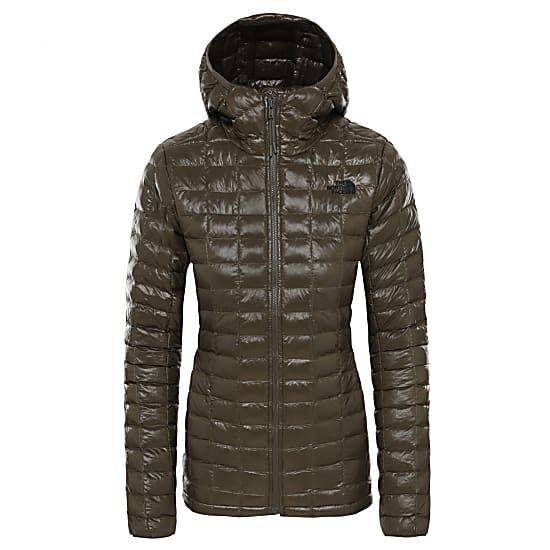 The North Face W Thermoball Eco Hoodie New Taupe Green