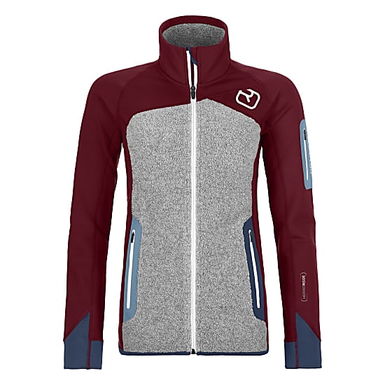 Ortovox W Merino Fleece Plus Jacket Dark Blood