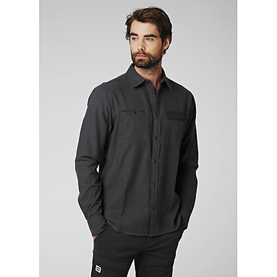 Helly Hansen M WOOL LS SHIRT, Ebony Versandkostenfrei ab