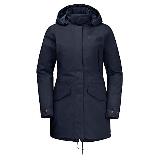 Jack Wolfskin W Naha 3in1 Parka Midnight Blue