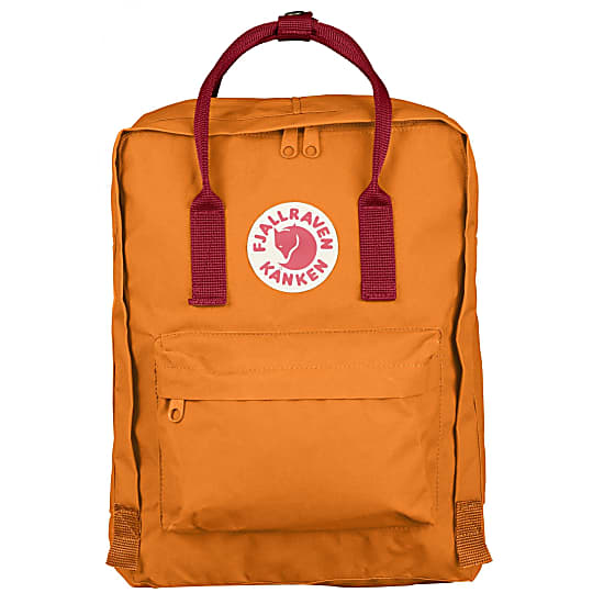 kanken burnt orange deep red