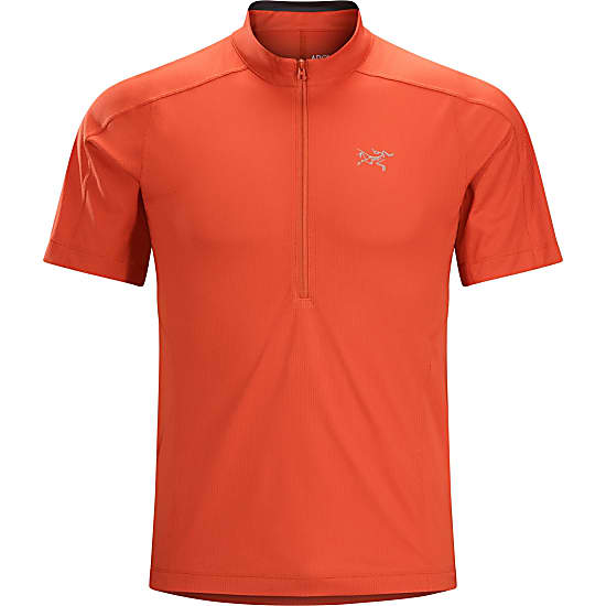 Arcteryx M VELOX ZIP NECK SS (STYLE SUMMER 2017), Sumac